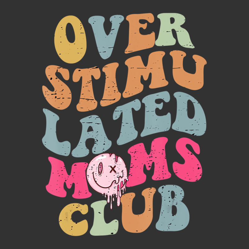 Overstimulated Moms Club Funny Saying Groovy Women Baby Bodysuit By