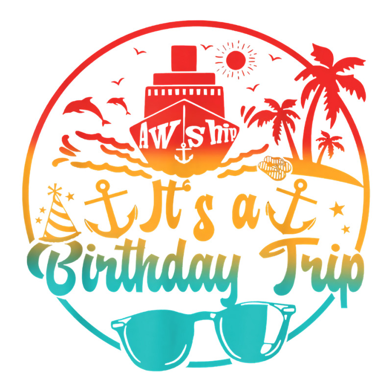 Aw Ship It S A Birthday Trip Cruise Cruising Party Queen Paper Bag 16