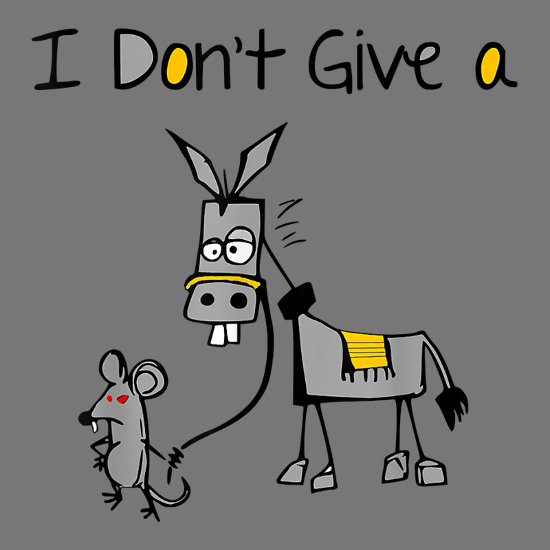 Funny Mouse Walking A Donkey I Don T Give Rats Ass Mouse T Shirt Camo