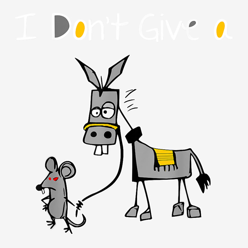 Funny Mouse Walking A Donkey I Don T Give Rats Ass Mouse T Shirt Magic