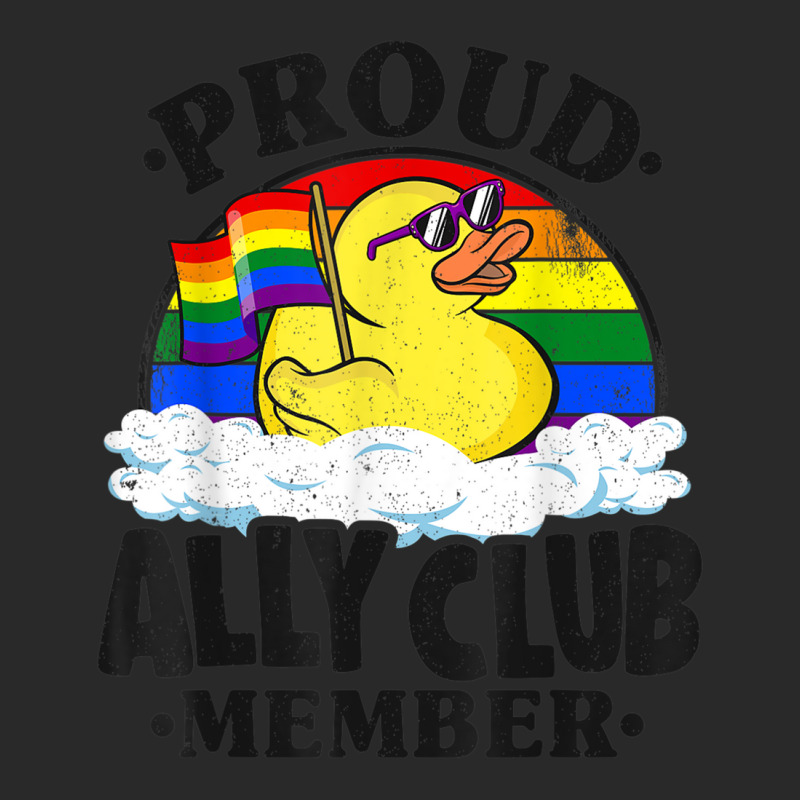 Proud Ally Club Member Rubber Duck Rainbow Gay Lesbian Lgbt T Shirt