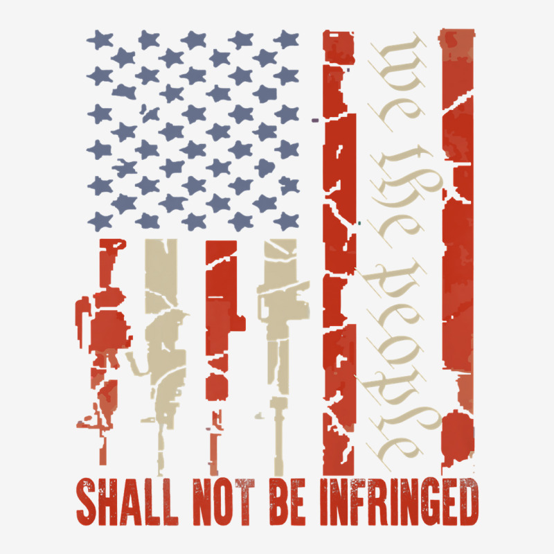 American Flag Patriotic We The People Shall Not Be Infringed Premium T