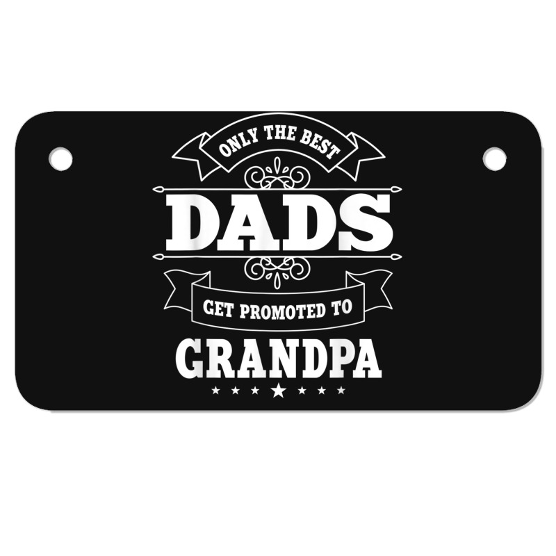 Mens Only The Best Dad Get Promoted To Grandpa Grandfather Motorcycle