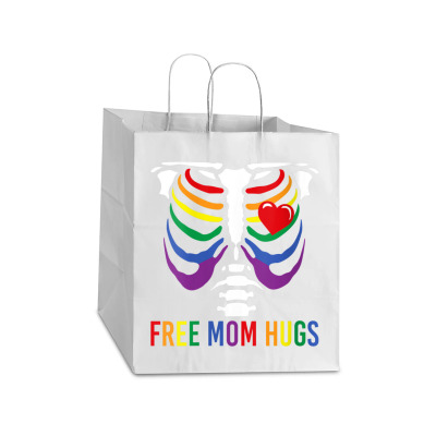 Womens Free Mom Hugs Skeleton Rainbow Lgbt Lesbian Gay Pride Month Take