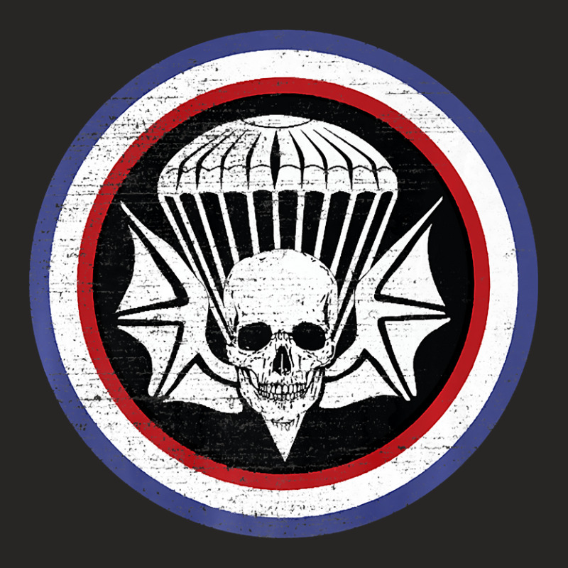 Parachute Skull Bat Infantry Airborne Regiment Patch Premium T Shirt Ladies Fitted T-Shirt by RomanAllen89 | Artistshot