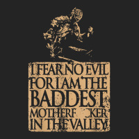 I Fear No Evil For I Am The Baddest Crusader Knights Templar T Shirt 3/4 Sleeve Shirt | Artistshot