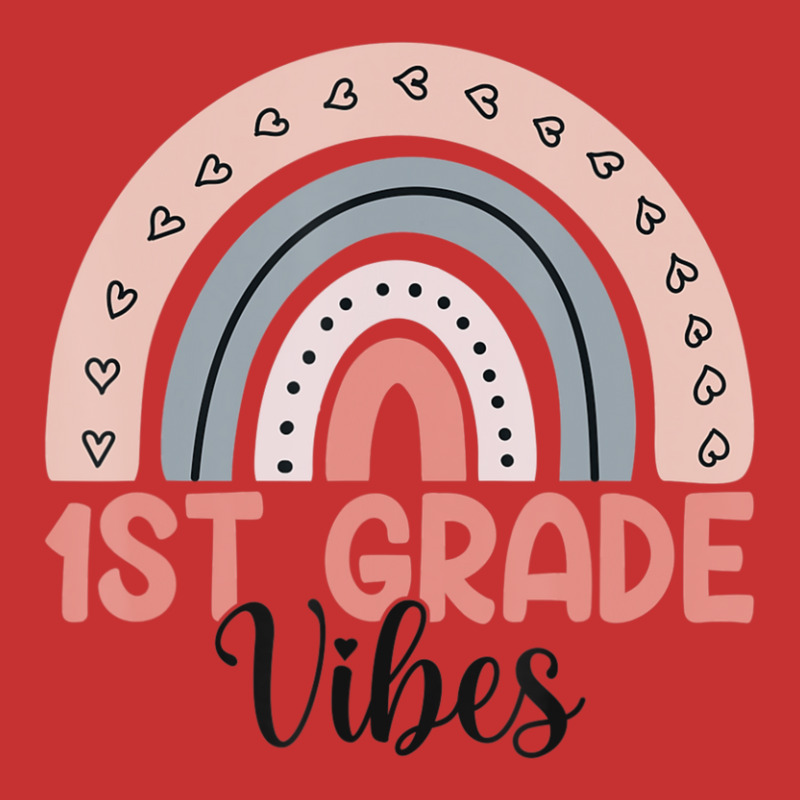 First Grade Vibes 1st Grade First Day Of School Rainbow V-neck Tee | Artistshot