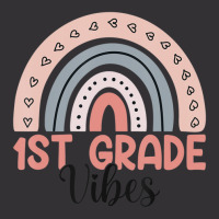 First Grade Vibes 1st Grade First Day Of School Rainbow Vintage Hoodie | Artistshot