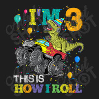 Kids T Rex Dinosaur Monster Truck 3rd Birthday Boys And Girls Games Ch Classic T-shirt | Artistshot