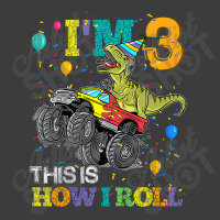 Kids T Rex Dinosaur Monster Truck 3rd Birthday Boys And Girls Games Ch Men's Polo Shirt | Artistshot