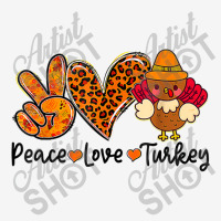 Peace Love Turkey Fall Vibes Spooky Season Thanksgiving Day Gifts Adjustable Cap | Artistshot