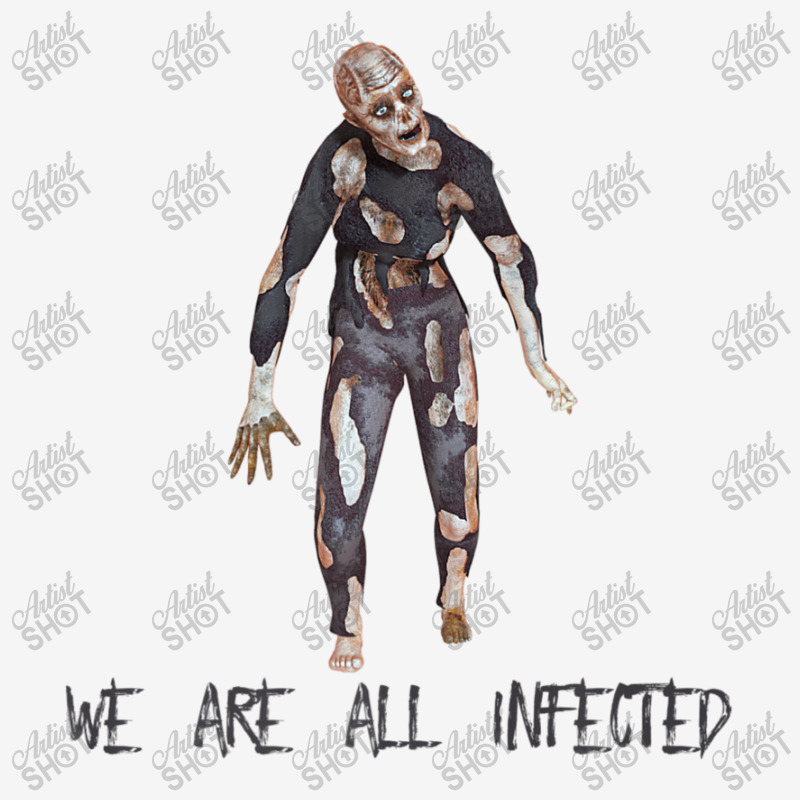 We Are All Infected Zombie Outbreak Halloween Drawstring Bags | Artistshot