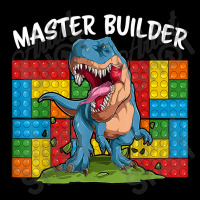 Master Builder Funny Building Blocks T-rex Dinosaur Characters Video G V-neck Tee | Artistshot