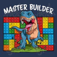 Master Builder Funny Building Blocks T-rex Dinosaur Characters Video G Men Denim Jacket | Artistshot