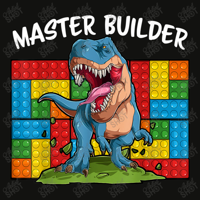 Master Builder Funny Building Blocks T-rex Dinosaur Characters Video G Scorecard Crop Tee by JazmineDesign | Artistshot