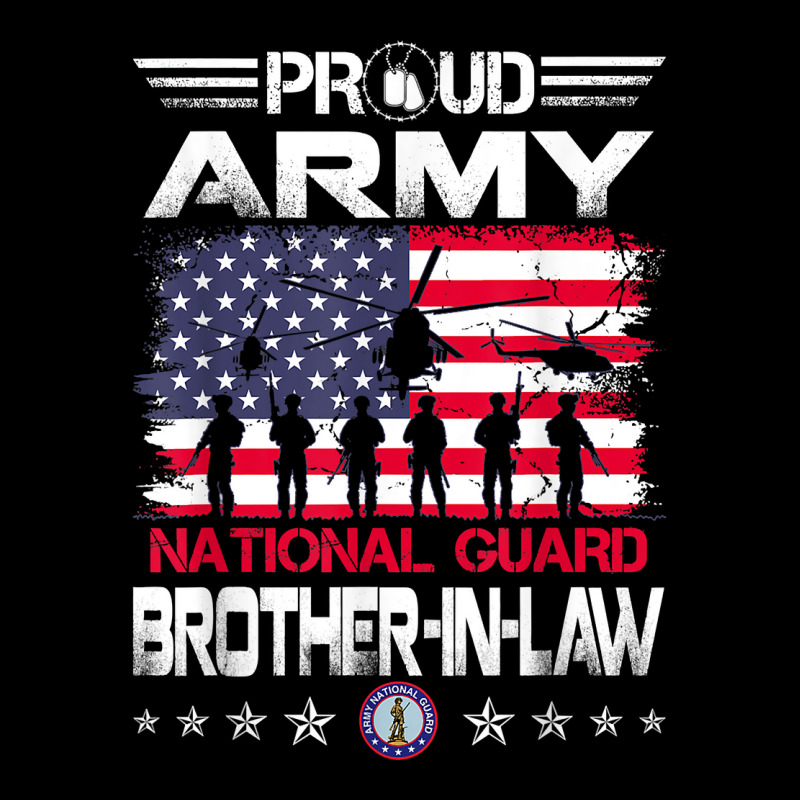 Proud Army National Guard Brother In Law Veterans Day T Shirt Pocket T-Shirt by roopeedwrich76 | Artistshot