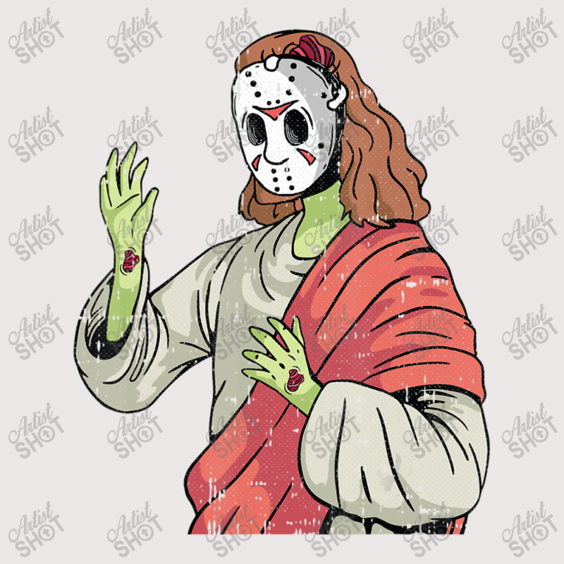 Zombie Jesus Lazy Halloween Costume Horror Movie Pocket T-Shirt by BuenoBloom | Artistshot