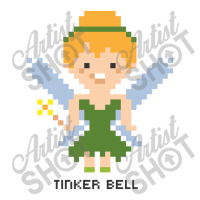 Tinker Bell Pixel Character Long Sleeve Baby Bodysuit | Artistshot