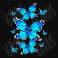 Majestic Butterfly  Blue Butterflies Morpho Crop Top | Artistshot