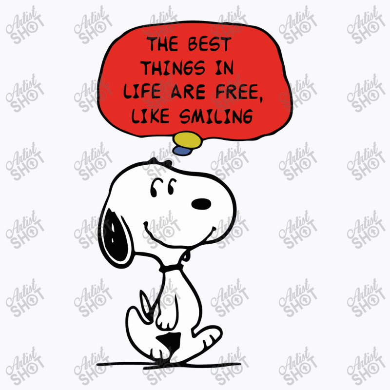 Peanuts Best Things In Life Are Free T-shirt | Artistshot