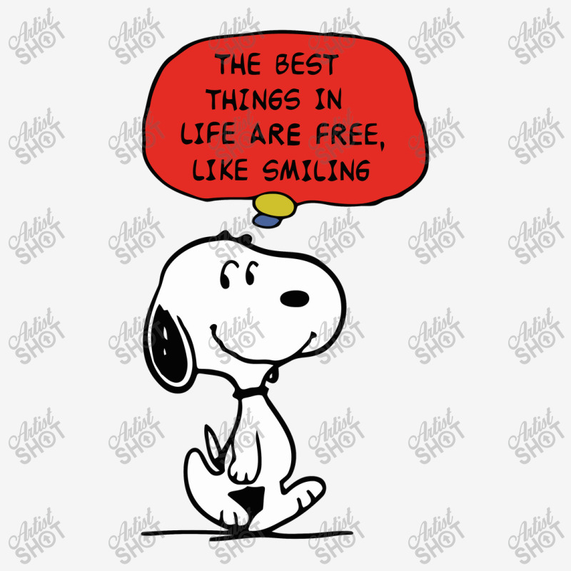 Peanuts Best Things In Life Are Free Drawstring Bags | Artistshot