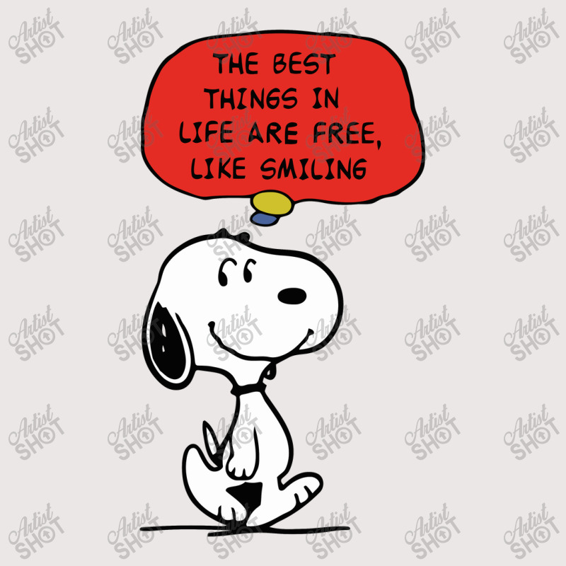 Peanuts Best Things In Life Are Free Pocket T-shirt | Artistshot