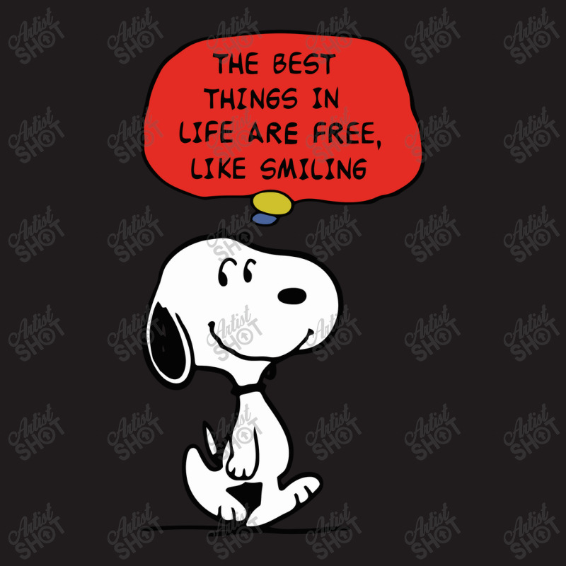 Peanuts Best Things In Life Are Free Waist Apron | Artistshot