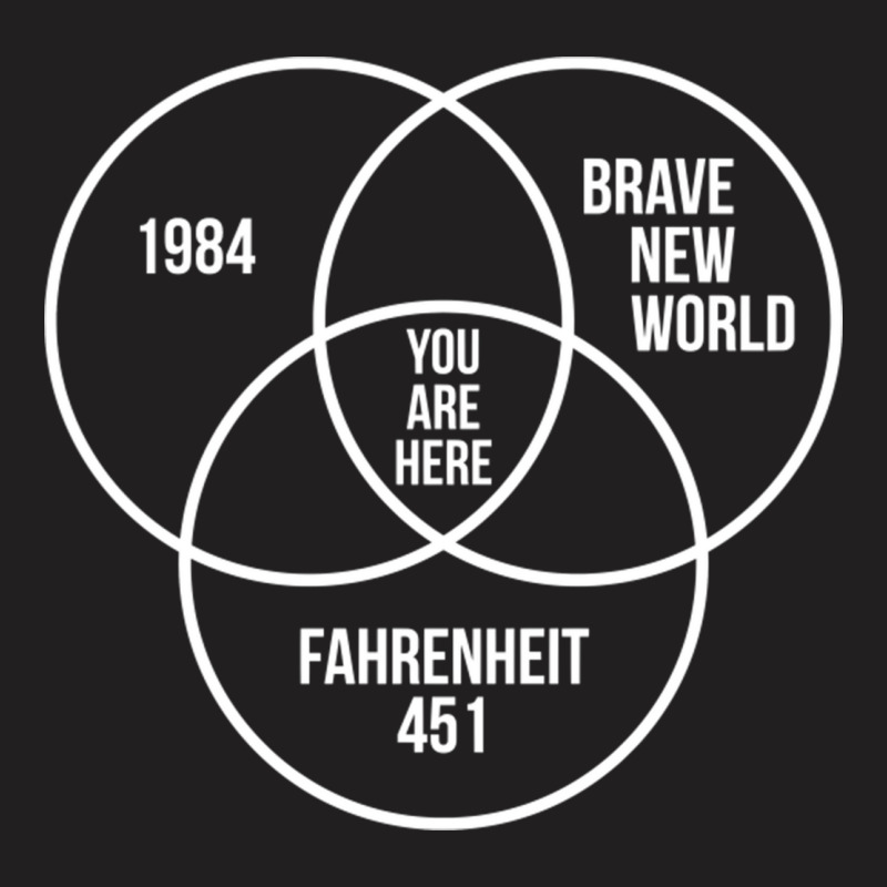 1984 Brave New World Fahrenheit 451 Conspiracy T-shirt T-shirt | Artistshot