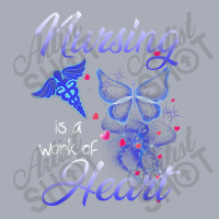 Nursing Is A Work Of Heart Butterfly  T For Nurses Tank Dress | Artistshot