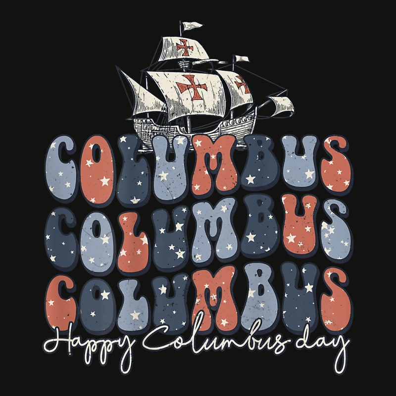 Happy Columbus Day Usa Flag Christopher Columbus Navigator T Shirt Scorecard Crop Tee by pickengtwrentv | Artistshot