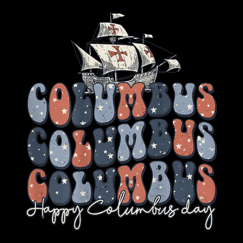 Happy Columbus Day Usa Flag Christopher Columbus Navigator T Shirt Cropped Sweater by pickengtwrentv | Artistshot