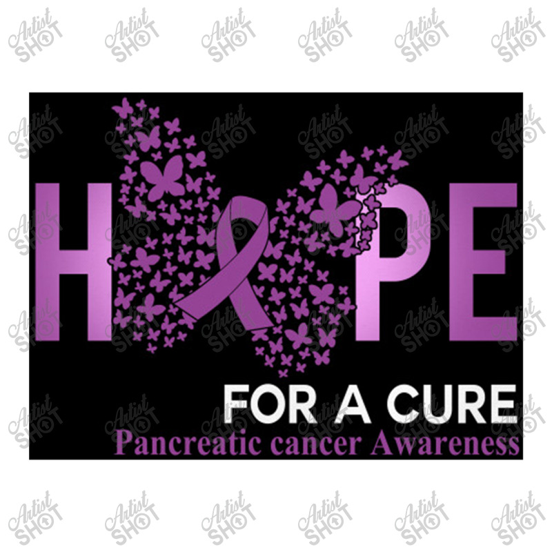 Hope For A Cure Butterfly Gift 3/4 Sleeve Shirt by govyvy | Artistshot