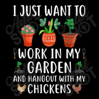 Work In My Garden And Hang Out With My Chickens Gardening Legging | Artistshot