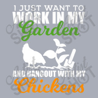 Work In My Garden Hangout With My Chickens Farmers Tank Dress | Artistshot