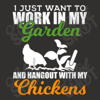 Work In My Garden Hangout With My Chickens Farmers Champion Hoodie | Artistshot