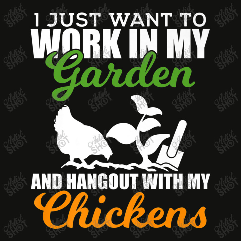 Work In My Garden Hangout With My Chickens Farmers Scorecard Crop Tee by MarquesDesign | Artistshot