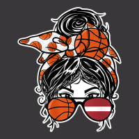 Latvian Messy Bun Hair Girl Latvia Basketball Fans Jersey T Shirt Ladies Curvy T-shirt | Artistshot