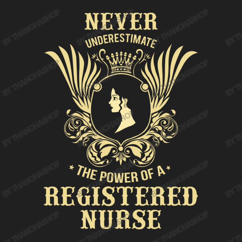 Never Underestimate The Power Of A Registered Nurse Ladies Polo Shirt | Artistshot