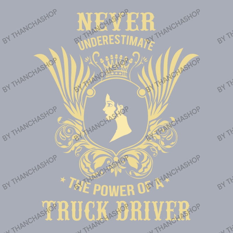 Never Underestimate The Power Of A Truck Driver Tank Dress by thanchashop | Artistshot