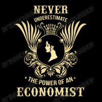 Never Underestimate The Power Of An Economist Women's V-neck T-shirt | Artistshot