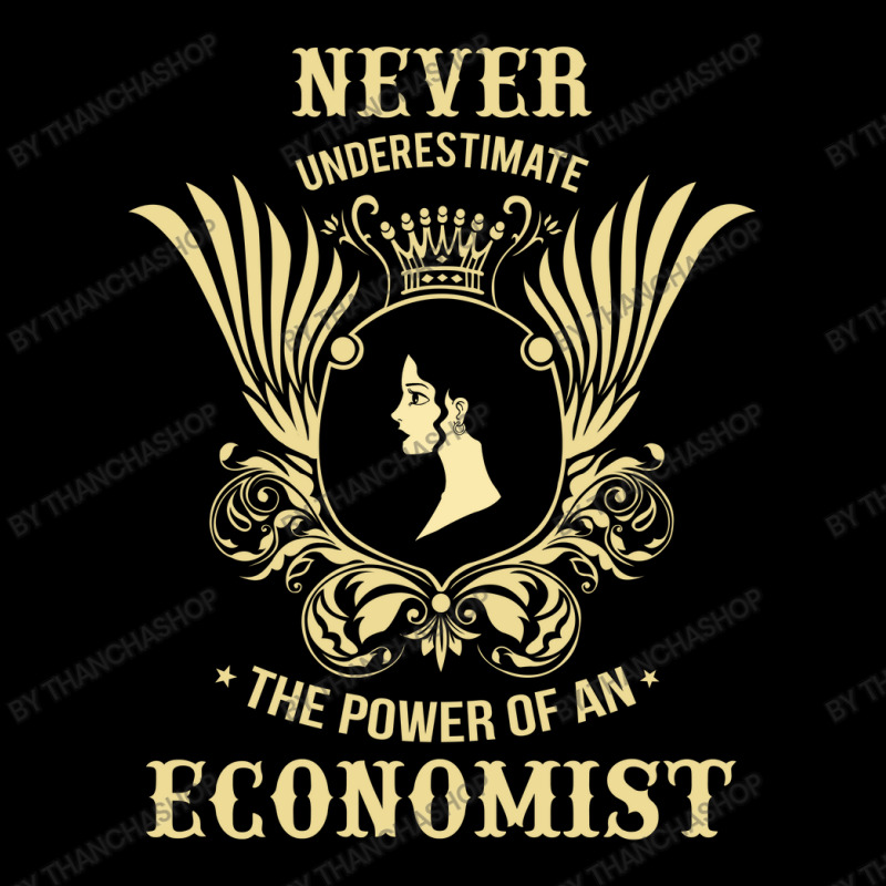 Never Underestimate The Power Of An Economist Women's V-Neck T-Shirt by thanchashop | Artistshot