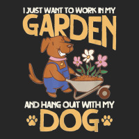 I Just Want To Work In My Garden And Hang Out With My Dog Men's T-shirt Pajama Set | Artistshot