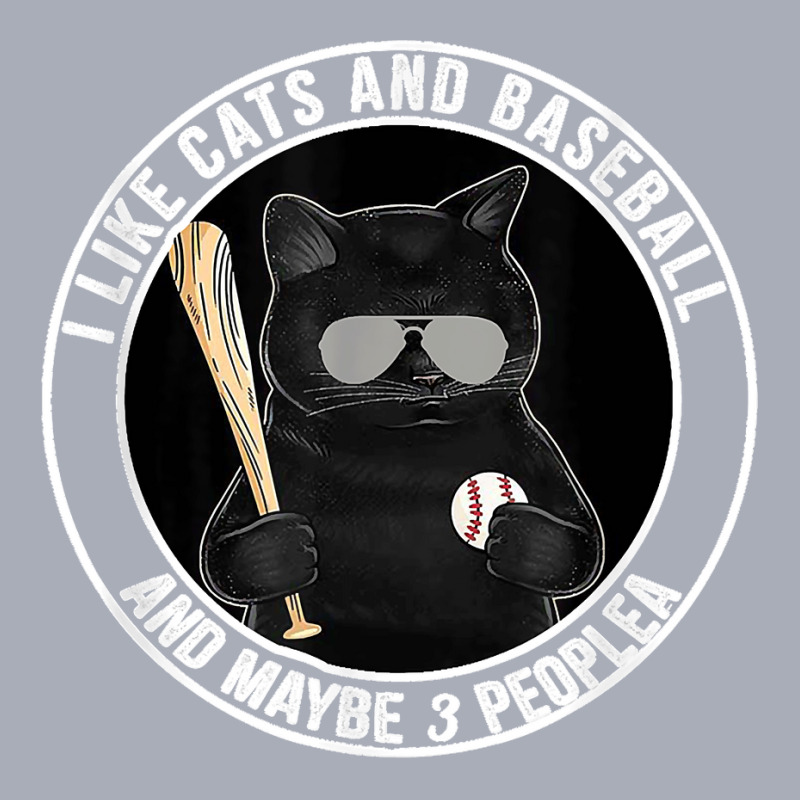 I Like The Cats And Baseball And Maybe 3 People Blackie Cat Tank Dress by LeonelSalas | Artistshot