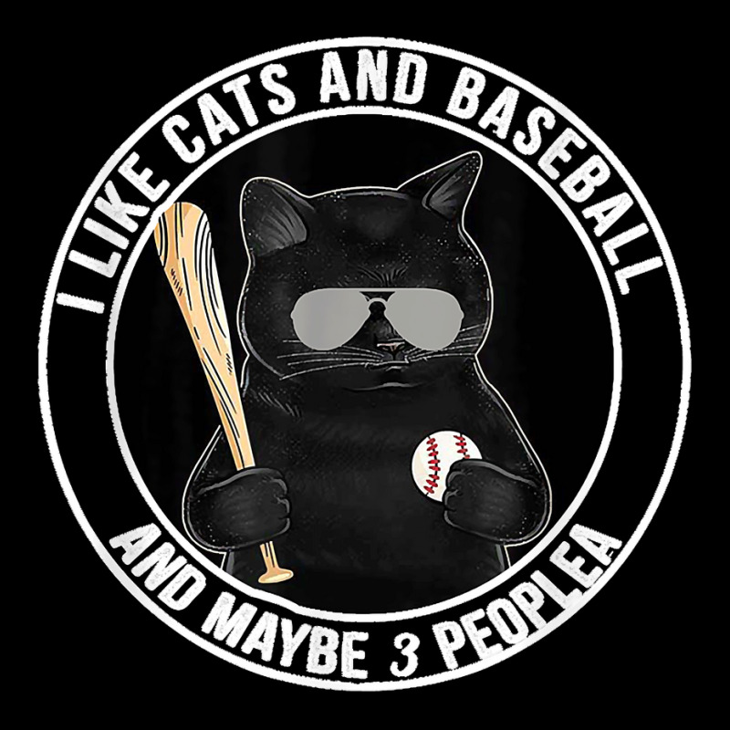 I Like The Cats And Baseball And Maybe 3 People Blackie Cat Legging by LeonelSalas | Artistshot