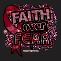 Disabled Adults T  Shirt Disabled Adults Awareness Ribbon Faith Over F T-shirt | Artistshot