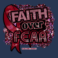 Disabled Adults T  Shirt Disabled Adults Awareness Ribbon Faith Over F Men Denim Jacket | Artistshot