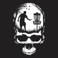 Disc Golf Skull Sunset Halloween T  Shirt Disc Golf Skull Player Retro T-shirt | Artistshot