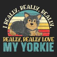 I Really Love My Yorkie Yorkshire Terrier Dog Lover Puppy Unisex Hoodie | Artistshot