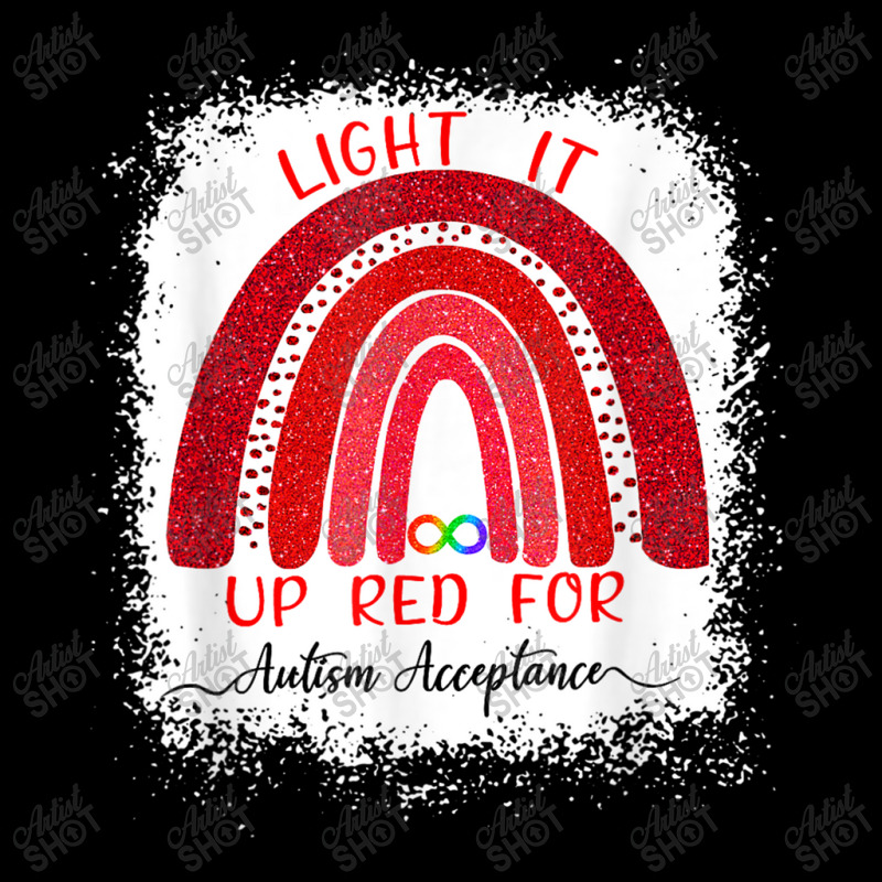 Light It Up Red For Autism Awareness Acceptance Red Instead T Shirt Adjustable Cap by RoyalStore | Artistshot