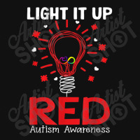 Light It Up Red Shirt, Autism Awareness T Shirt, Autism T Shirt Baby Beanies | Artistshot